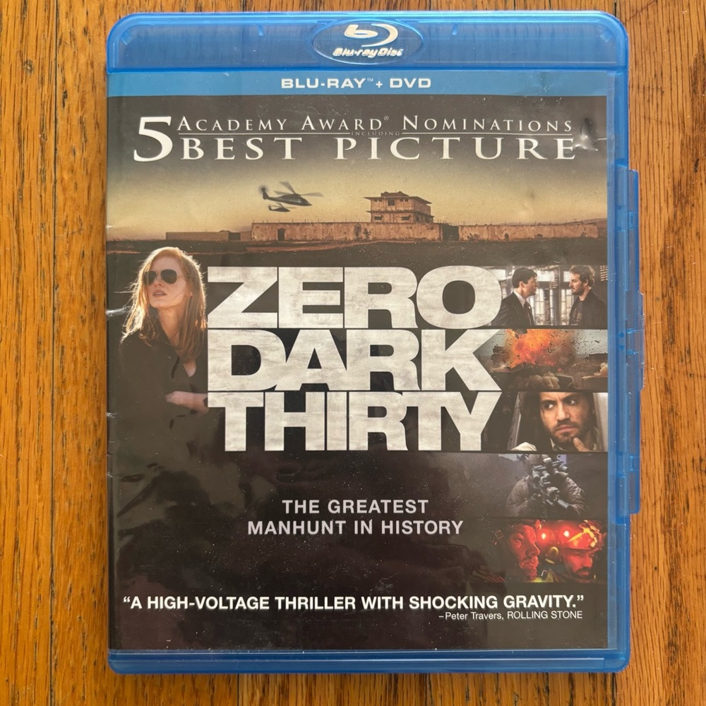 Zero Dark Thirty Blu-ray + DVD Combo | Academy Award Winner